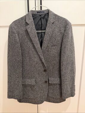 J. Crew Gray Herringbone Sport Coat